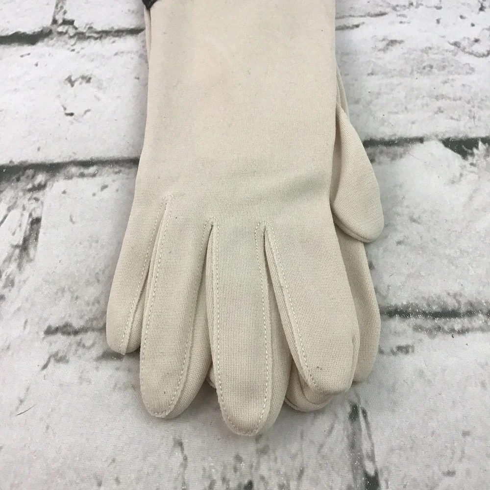 Vintage Kaydoe Womens Dress Gloves Double Woven Nylon Stretch‎ One Size New